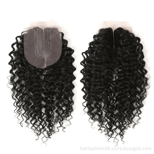 16-20 inches 3 bundles braiding kinky curly with closure for women synthetic hair  weaving extension afro kinky curl hair